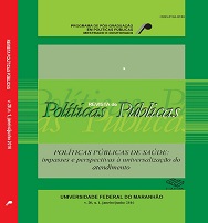 					Visualizar v. 20 n. 1 (2016): Políticas Públicas de Saúde: impasses e perspectivas à universalização do atendimento
				