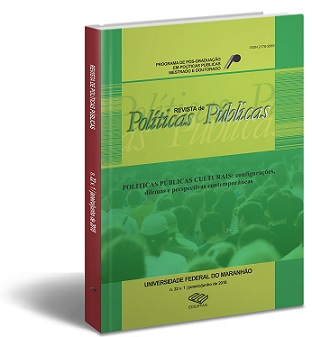 					Visualizar v. 22 n. 1 (2018): POLÍTICAS PÚBLICAS CULTURAIS: configurações, dilemas e perspectivas contemporâneas
				
