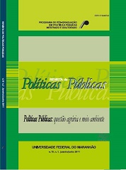 					Visualizar v. 15 n. 1 (2011): Políticas Públicas: questão agrária e meio ambiente
				