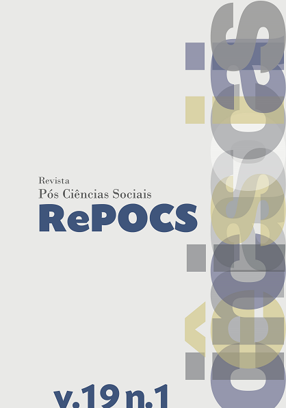 					View Vol. 19 No. 1 (2022): REPOCS - Revista Pós Ciências Sociais
				
